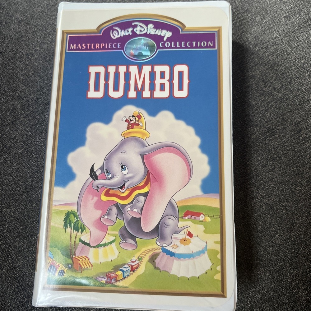 RARE Dumbo Masterpiece Collection‎ VHS, Disney Collectors Movie